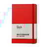 Notatbok A6 Linjert Adlibris Rød