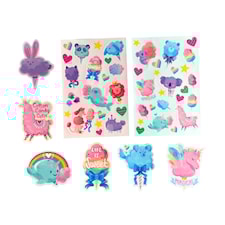 Duftende klistremerker Stickiville Sockervadd 12 stk Ooly