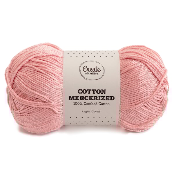 Adlibris Cotton Mercerized 100g Light Coral A311