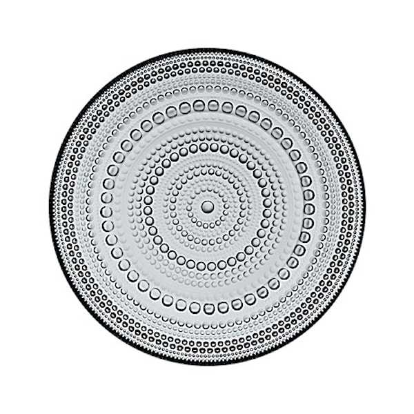 Tallerken, Kastehelmi, 17 cm, Grå, Iittala