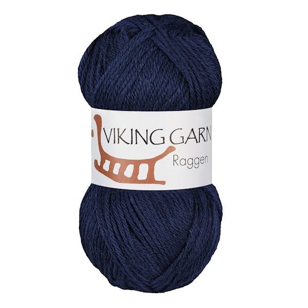 Raggen 150 g Marine 726 Viking Garn