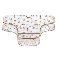 Långärmad Hakklapp Little Mateys Royal Blue 2-Pack Lässig