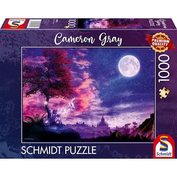 Puslespill A fairy tale view 1000 brikker, Schmidt