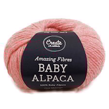 Adlibris Baby Alpaca, 50 g, Pink Melange A256