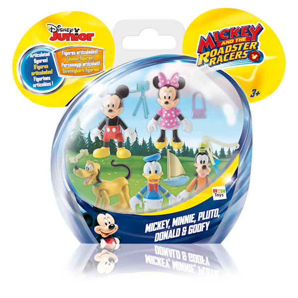 Minifigurer 5-pack Mickey & The Roadster Racers Musse & Mimmi Pigg Minifigurer 5-pack Mickey & The Roadster Racers Musse & Mimmi Pigg