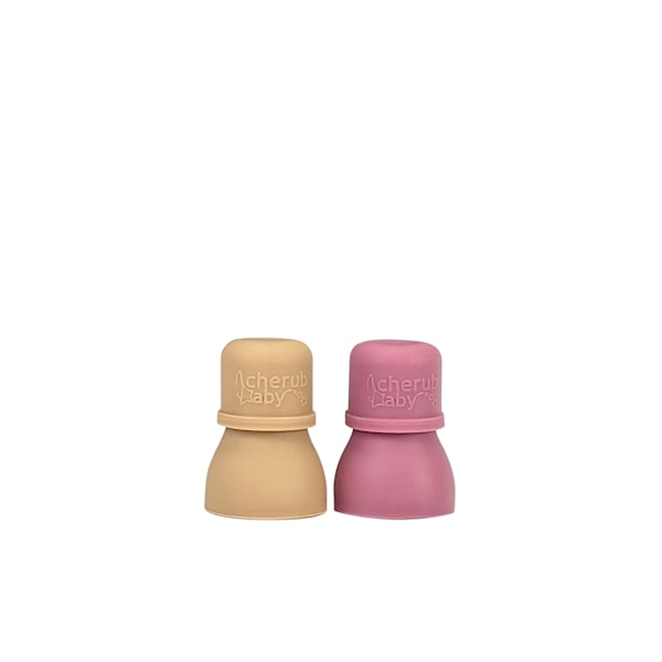 Silikonpip Dusty Rose & Sand Cherub Baby