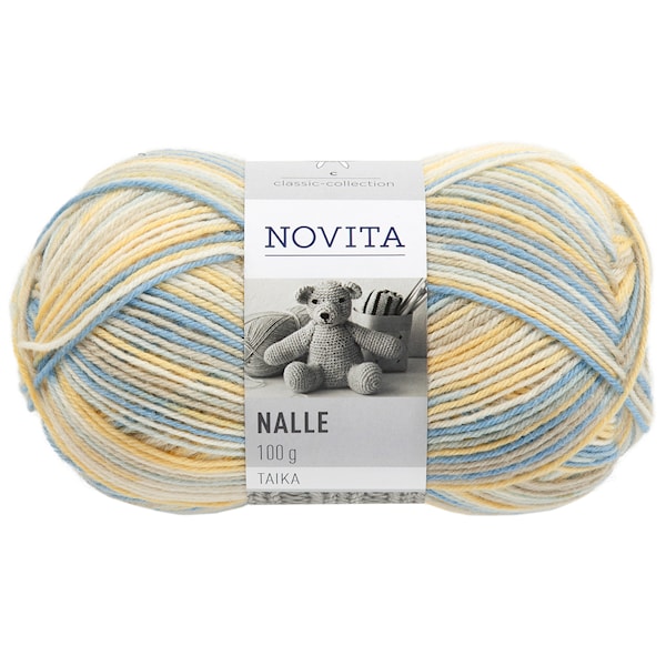 Novita Nalle Taika Lanka Villasekoite 100 g, usva 828