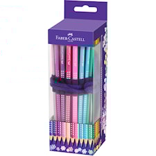 Fargeblyanter Sparkle Rulletui med 20 fargeblyanter + 1 blyant + spisser Faber-Castell