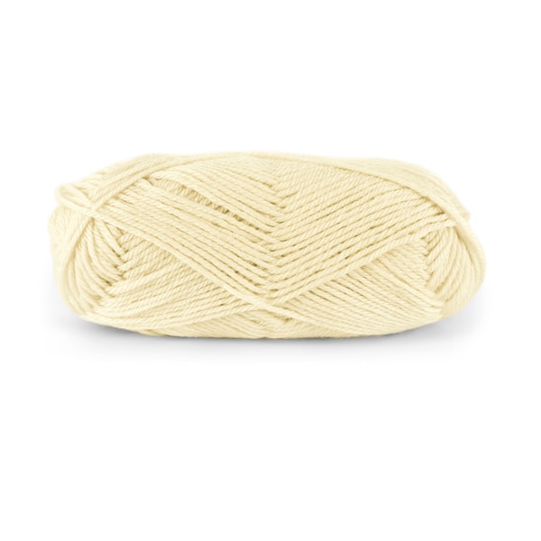 Dale Garn Falk Ullgarn 50 g Ubleket Hvit 0020