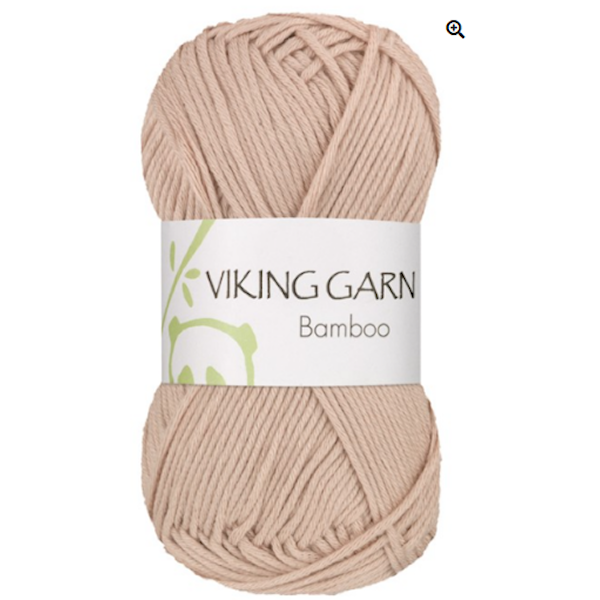 Bamboo 50 g Beige 607 Viking Garn
