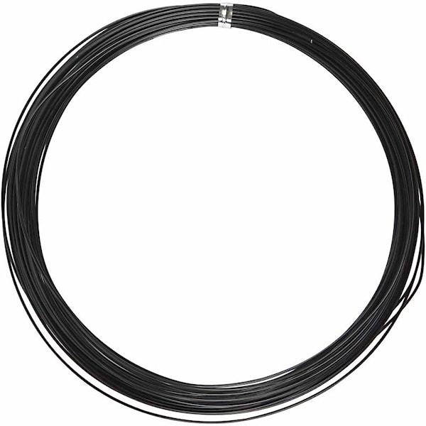 Aluminiumstråd Svart - 1 mm x 16 meter