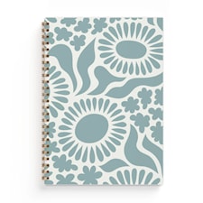 Muistikirja A5 Kukka Aqua