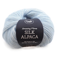 Adlibris Silk & Baby Alpaca, 50 g, Frosty Blue A198