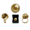 Ioaku Globe Ring Alloy Gold