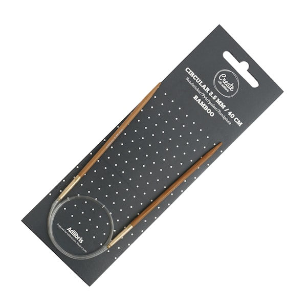 Pyöröpuikot 3,5mm Bambu 40cm