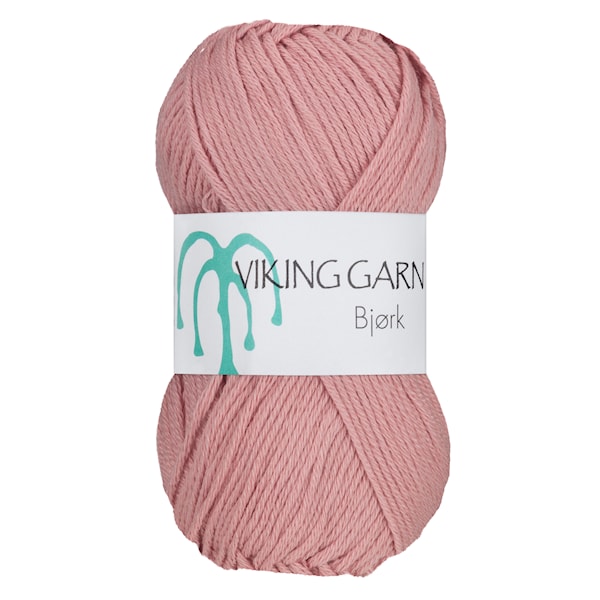 Bjørk 50 g Gammelrosa 566 Viking Garn