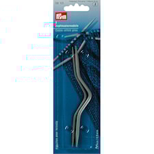 Flätstickor böjda 12 cm 1/2,5 +1/4 mm Prym