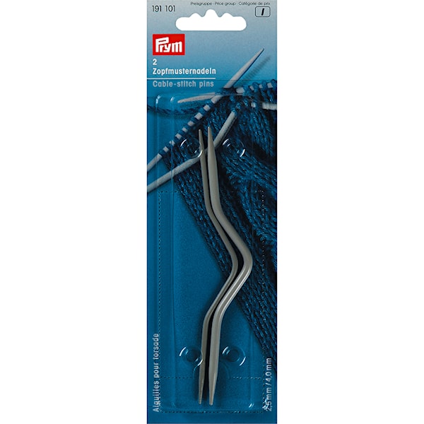 Flettepinner 12 cm 1/2,5 mm + 1/4 mm Prym