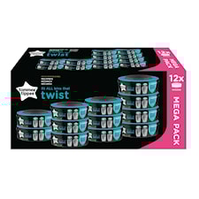 Sangenic Twist refill-kassetter 12 stk