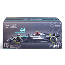 BBurago 1:43 Mercedes-AMG F1 W15 2024 Lewis Hamilton