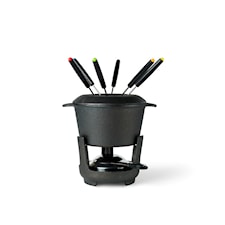 Fonduesett m/varmestativ, 10 deler, Funktion