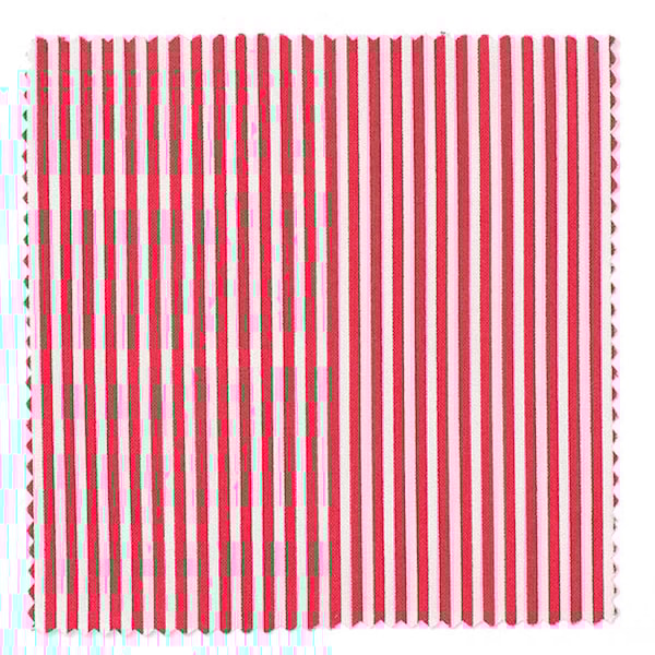 Stoff Striper Rød/Hvit, 50 x 160 cm