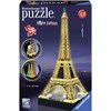 Eiffel Tower Night Edition, 3D Puslespill, 216 brikker, Ravensburger