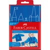 Maleforkle for barn, 100% polyester, Blå, Faber-Castell