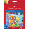 Akvarellblyanter 48 farger + pensel + blyantspisser, Faber-Castell
