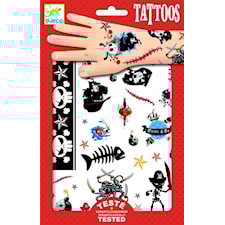 Tatueringar Pirater 50-pack Djeco