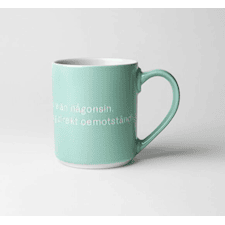 Astrid Lindgren Mugg Jag är Fräknigare 36 cl Grön, Design House Stockholm