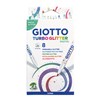 Glitter Pens Pastel Colors 8 pcs Giotto