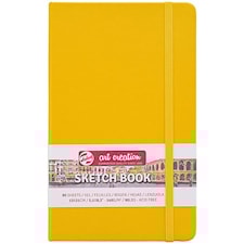 Skissbok Golden Yellow 13x21 cm 140g 80 creme vita sidor Talens Art Creation