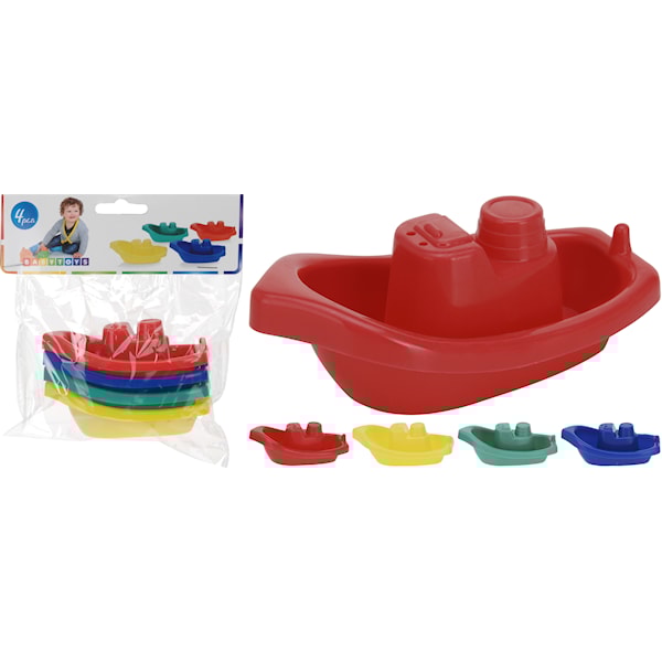 Plastbåt 4-pack