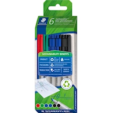 Lumocolor Ikke-Permanent penn 316 6-pack Staedtler