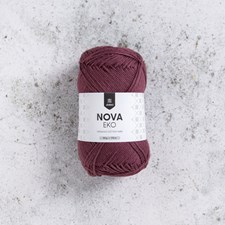 Nova Eco Cotton 50 g Burgundy Red (54) Järbo