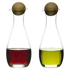Flasker til olje og eddik, Oval Oak, 30 cl, Sagaform