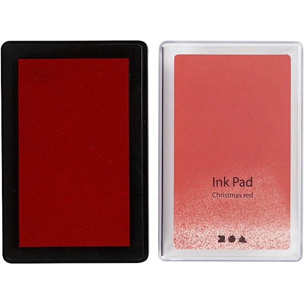 Creativ Company - Stamp ink Christmas red 9x6cm