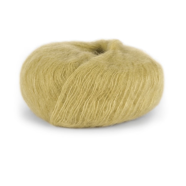 Dale Garn Erle Silk Mohair Mix 50 g Blekgul 9024