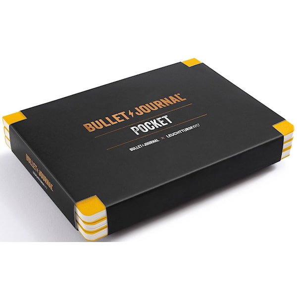 Bullet journal A6 Prikket Yellow 3-pack Leuchtturm1917