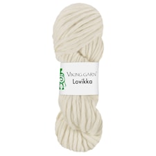 Lovikka 100 g Luonnonvalkoinen 202 Viking Garn