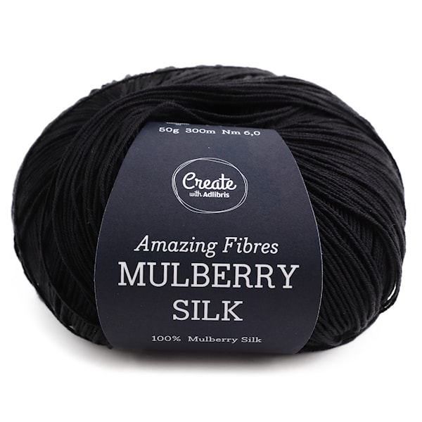 Adlibris Mulberry Silk 50g Black A457