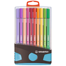 Pen 68 ColorParade 20-pack Blå STABILO