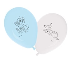 Baby Shower Ballonger, 8 st, Vit/Blå