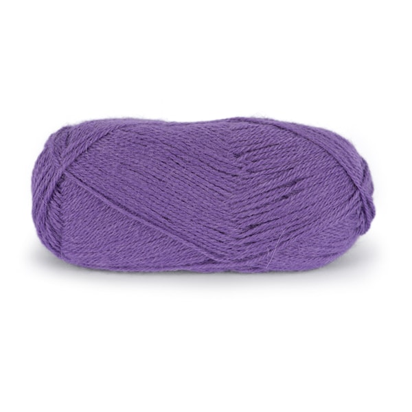 Du store Alpakka Tynn 50 g Mørk Lavendel 137