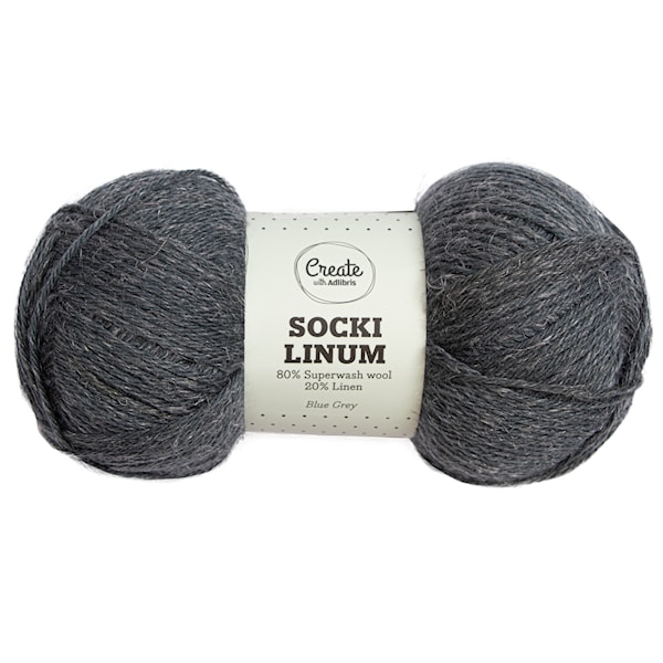 Socki Linum Garn Ullmiks 100 g Adlibris