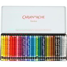 CARAN D’ACHE Caran d'Ache Neocolor II, Pit. 10 cm, paksuus 8,5 mm, värilajitelma, 30 kpl/ 1 pkt