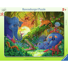 Jungle Barnpussel 30-48 Bitar Ravensburger