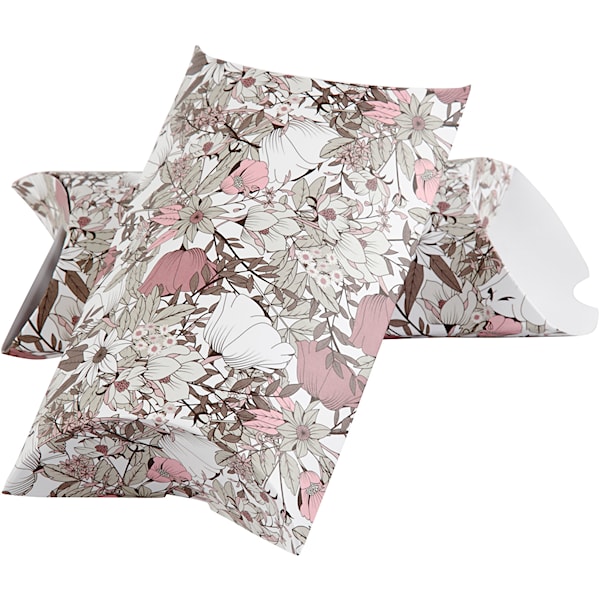 Presentkartong blommor 18x15 cm 3-pack