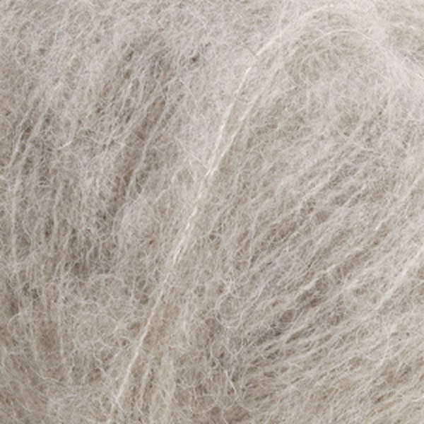 Brushed Alpaca Silk Drops design 25 g light grey 02